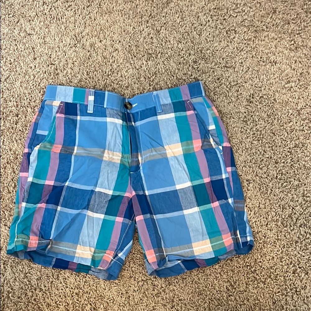Crown & Ivy Multicolor Plaid Shorts